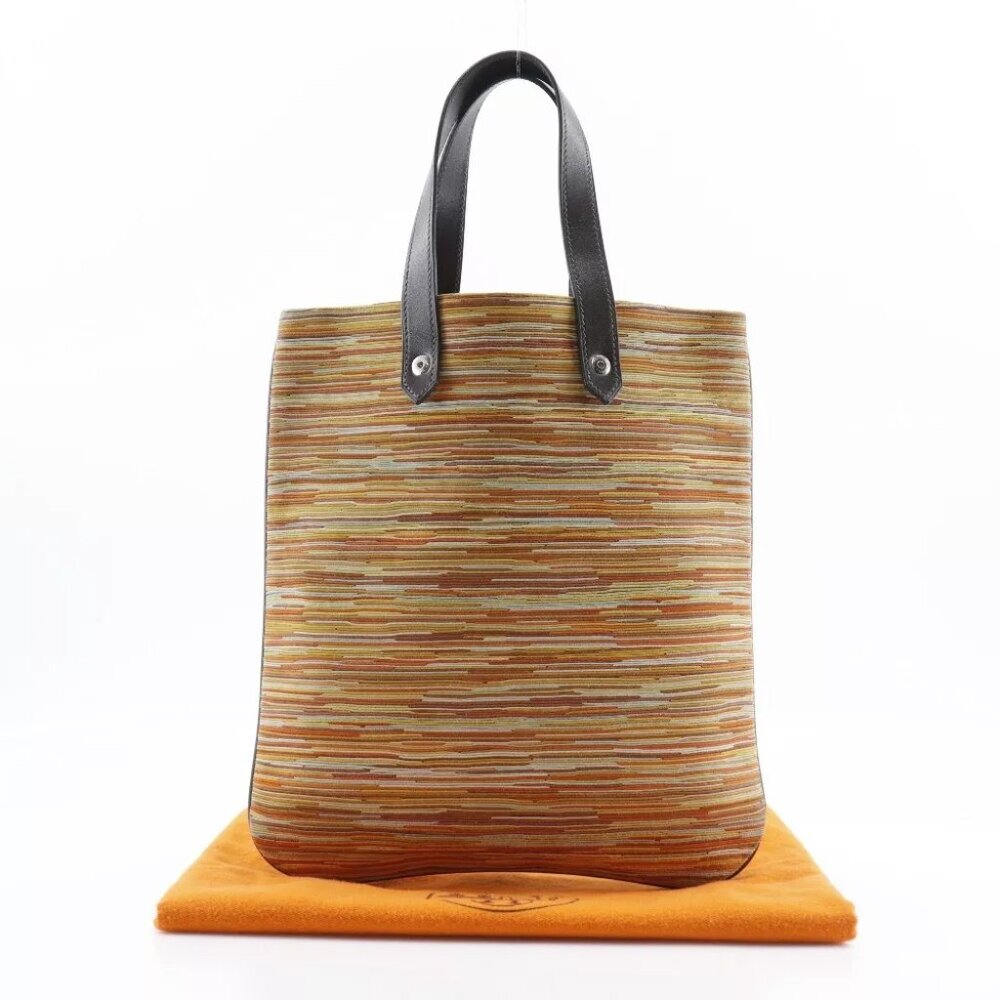 Hermes Amedaba Pm Handbag Tote Bag Orange Vibrato Unisex